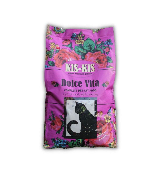 Granule pro kočky KiS-KiS Dolce Vita, 7,5 Kg